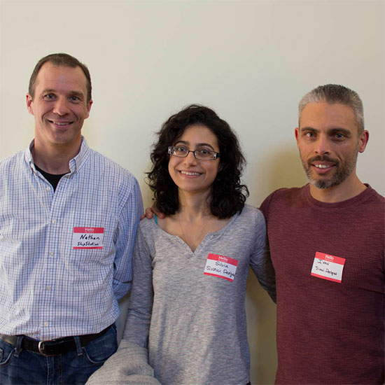 Nathan with Silvia and Ivan from Sivani Designs