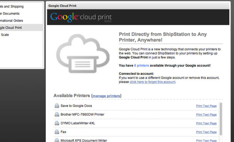 Google Cloud Print