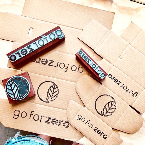 go for zero packaging showcases rebranding