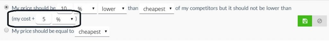 Ecommerce Pricing Strategies - Pricing Rule Screenshot